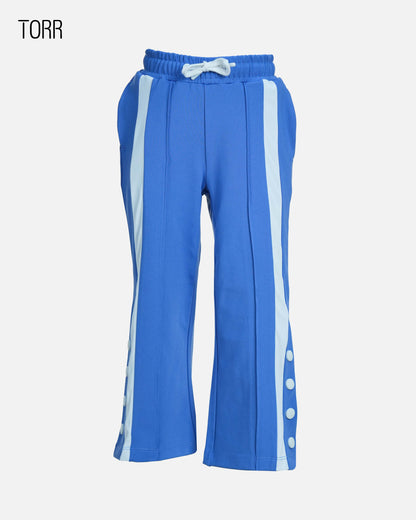 Girl's Trouser | Light Blue-White