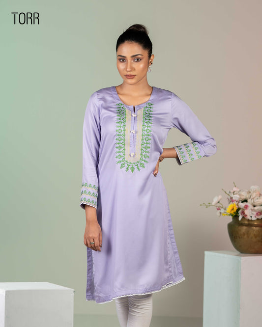 Ethnic Wear (01 Piece Kurti) | Lavender