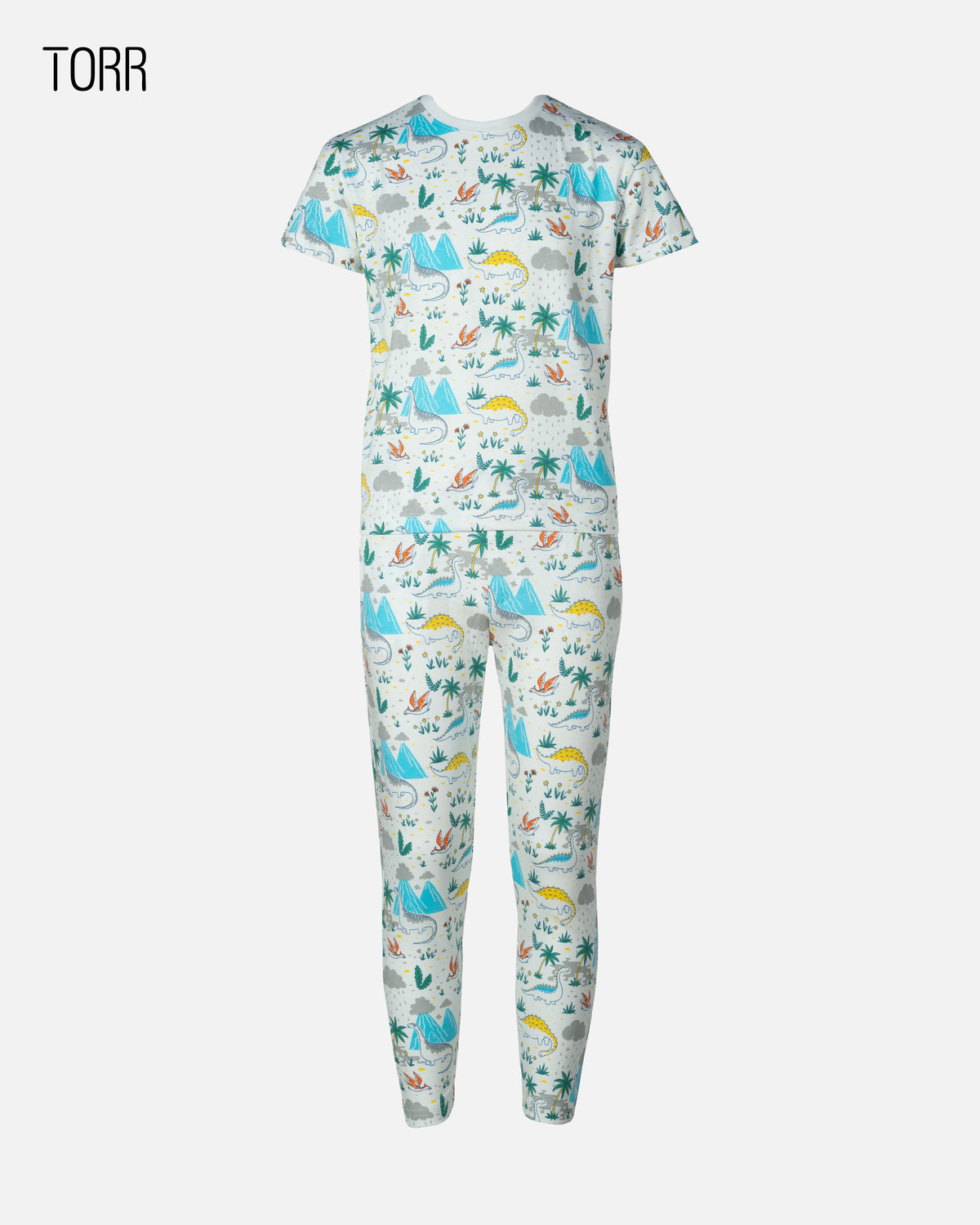 Boys Sleepwear Set| White Aop
