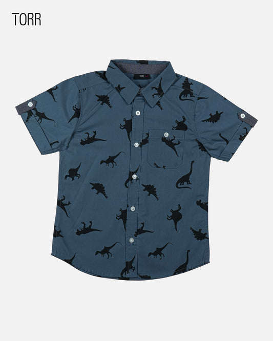 Boys Shirt  | Dinosaur Aop