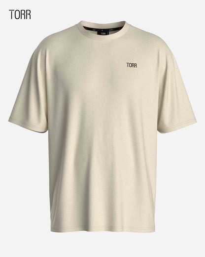Drop Shoulder T-shirt | Ivory