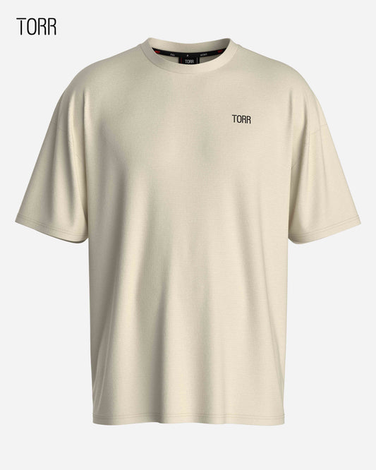 Drop Shoulder T-shirt | Ivory