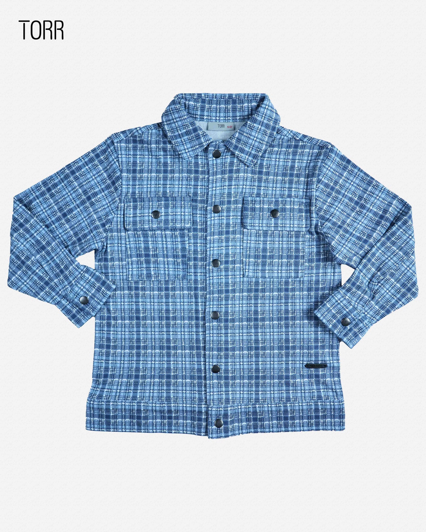 Boy's Jacket | Blue Check AOP