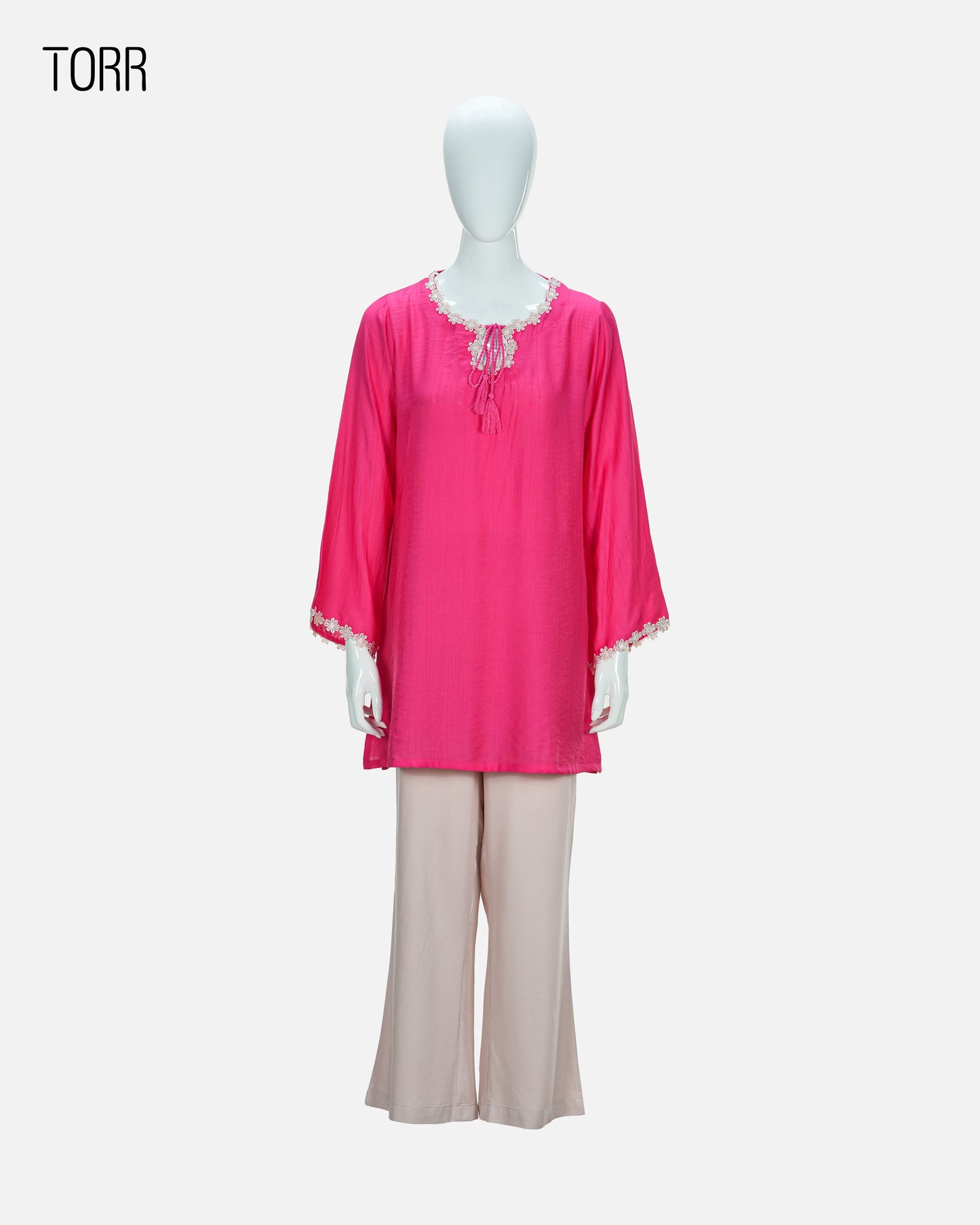 Women's Co-Ord Set | Fuchsia Pink/Cameo Rose