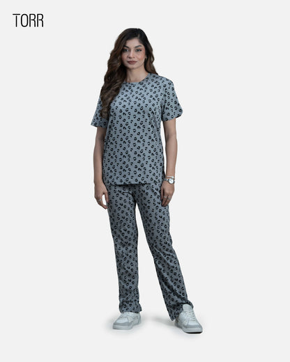 Women's Sleepwear| Grey Aop
