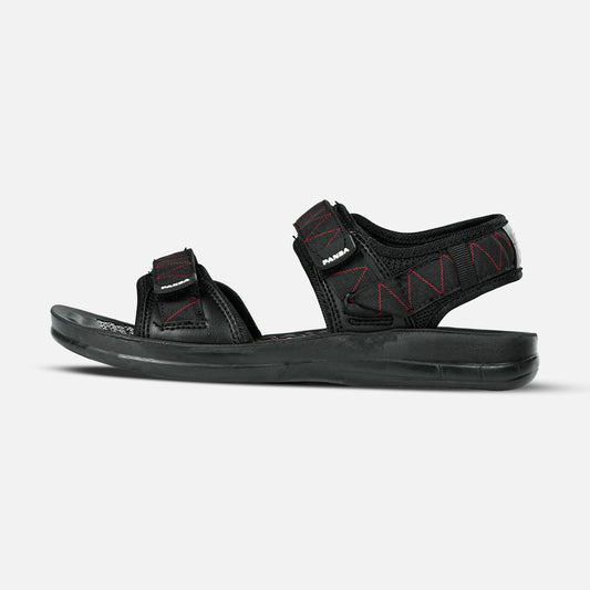 Panda Velcro Sandal | Black