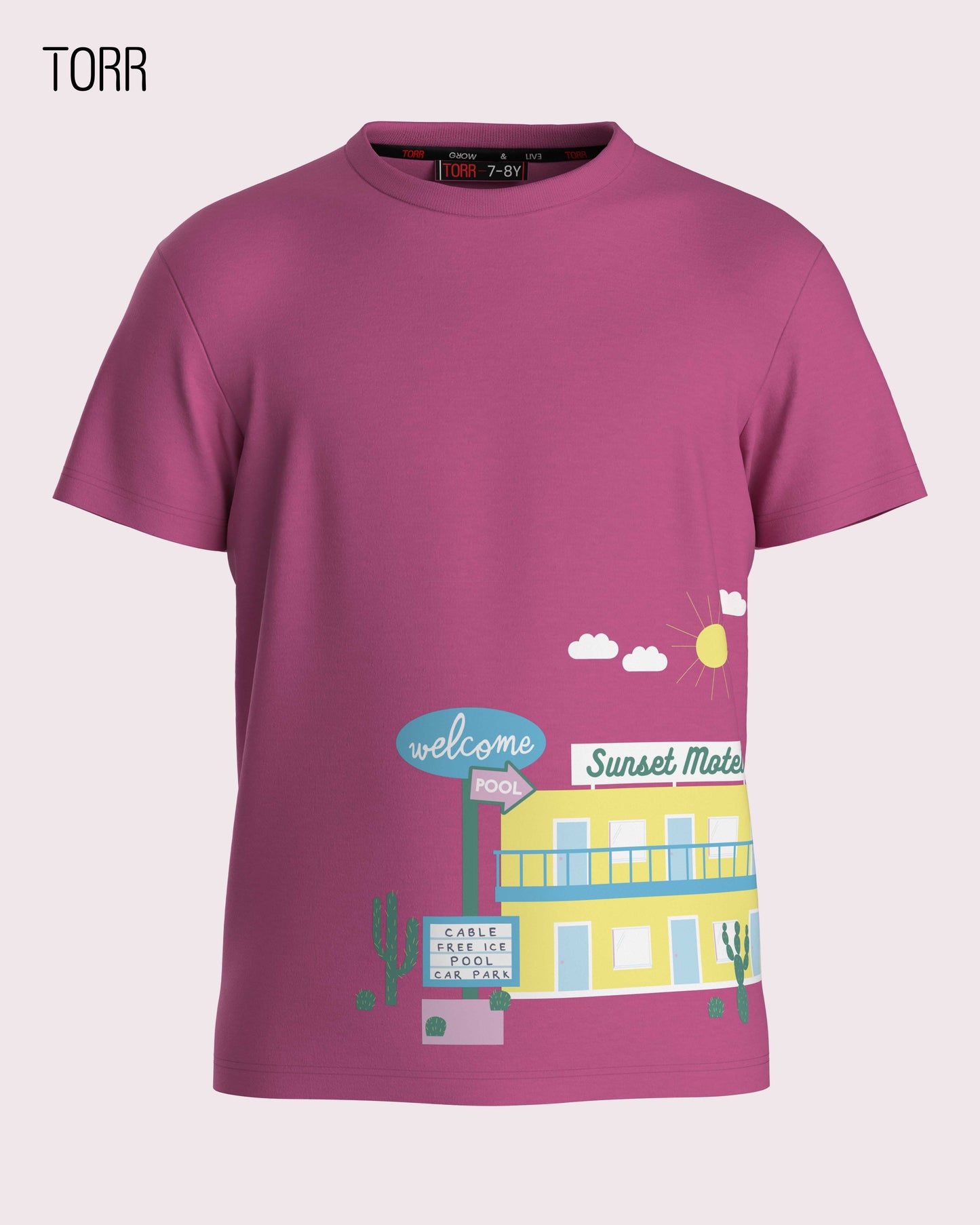 Girl's T-shirt  | Purpel Orehid