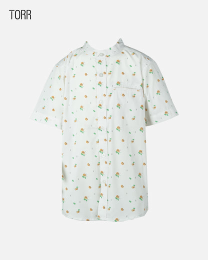Boy's S/S Shirt | Flower Aop