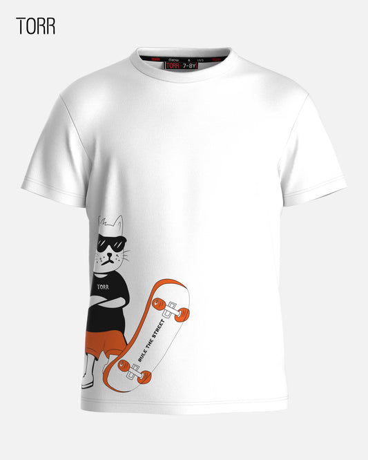 Boys T-shirt  | White