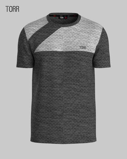 Men's Activewear T-shirt | Dark Grey & Light Grey