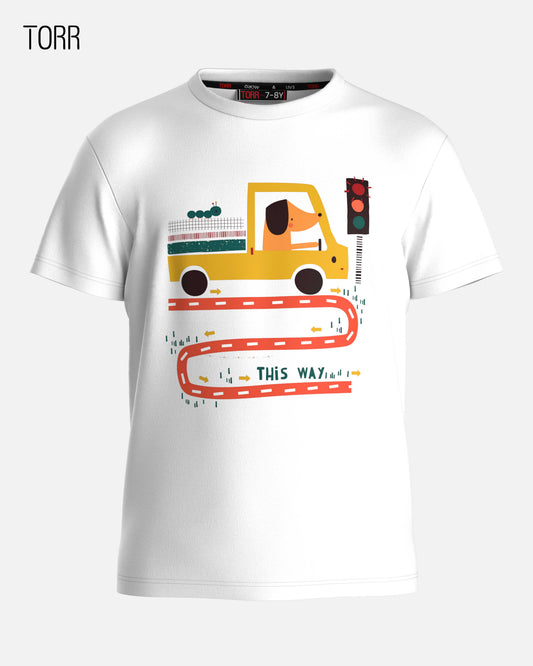 Boys T-shirt  | White