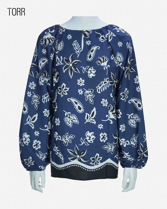 Women's Top | Blue Aop