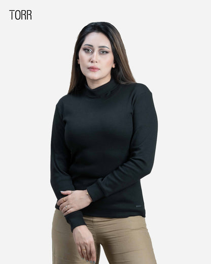 Women's Turtle Neck | Black