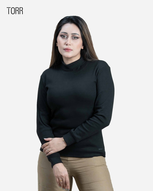 Women's Turtle Neck | Black