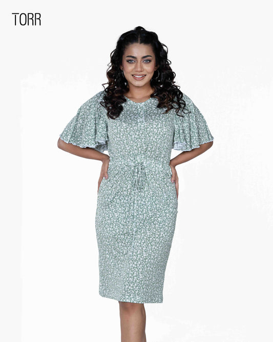 Women's Top | Green Aop