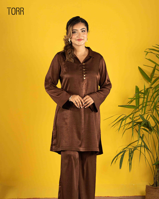 Women's Co-Ord Set | Dark Coffee