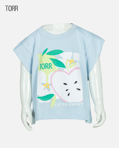 Girls T-Shirt  | SKY BLUE