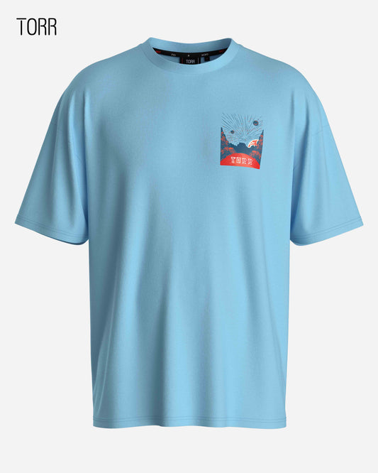 Drop Shoulder T-shirt | Sky Way