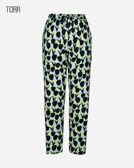 Womens Trouser | Lime Aop