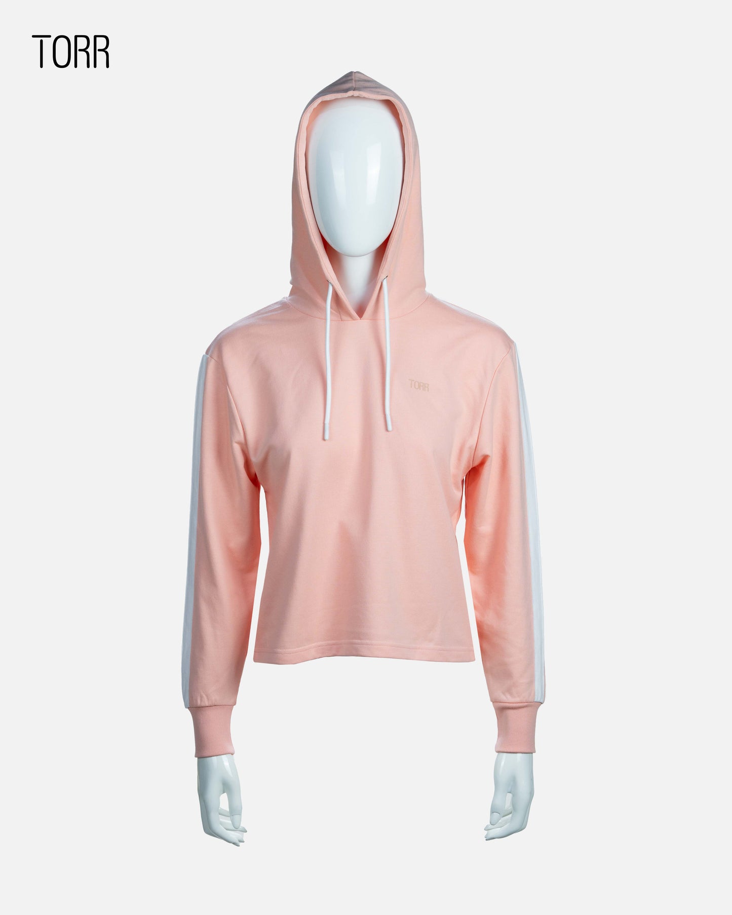 Women's Hoodie | Peach & White
