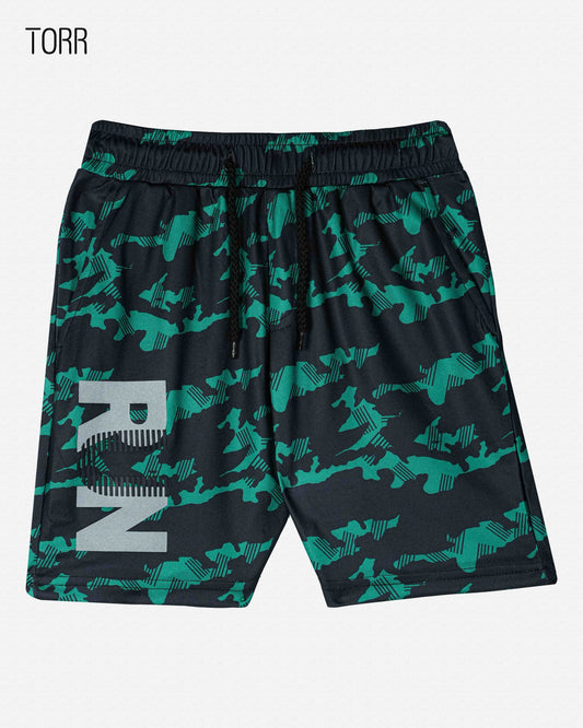 Boys Shorts | Green Camo