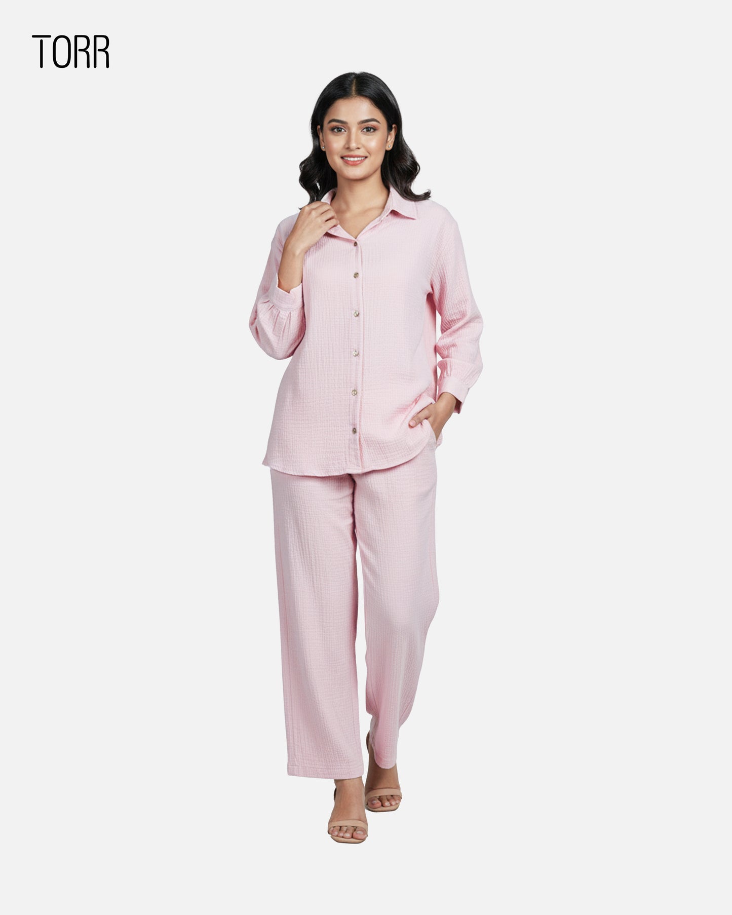 Women's Co-Ord Set | Powder Pink