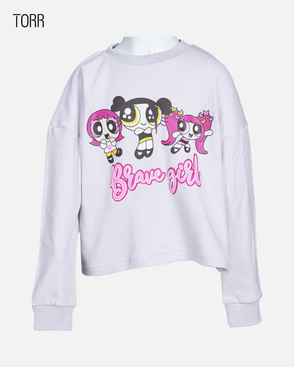 Girl's Sweatshirt | Lavender Fog