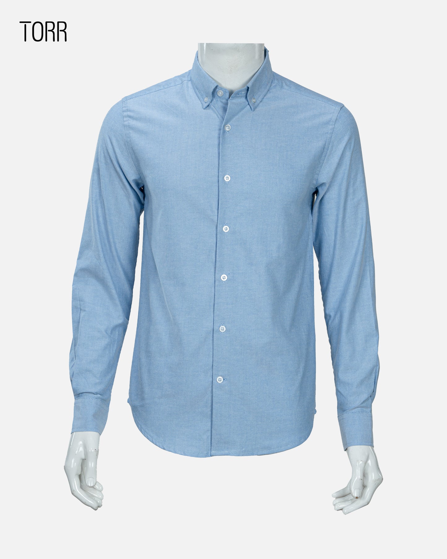 Men's Long Sleeve Casual Shirt | Light Blue