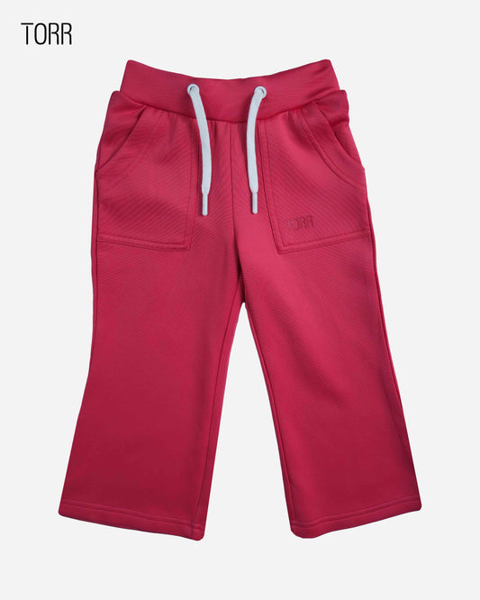 Girl's Trouser | Coral Pink