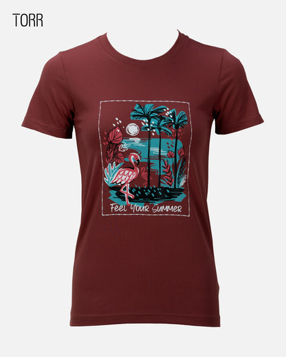 Women's S/S T-Shirt | Cranberry