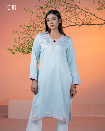 Ethnic Wear (01 Piece Kurti) |  Sky Blue