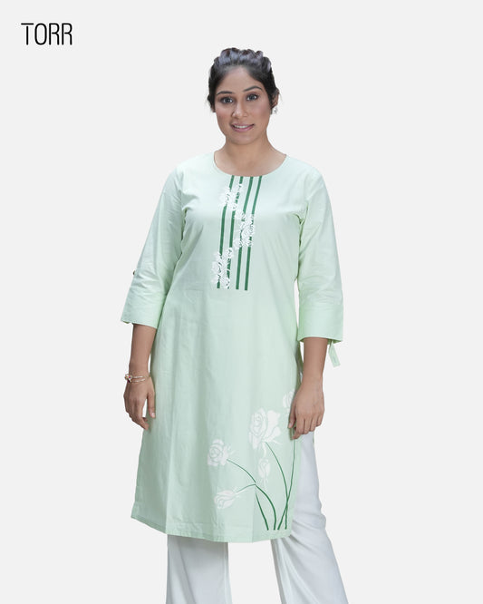 Ethnic Wear (01 Piece Kurti) | Light Green