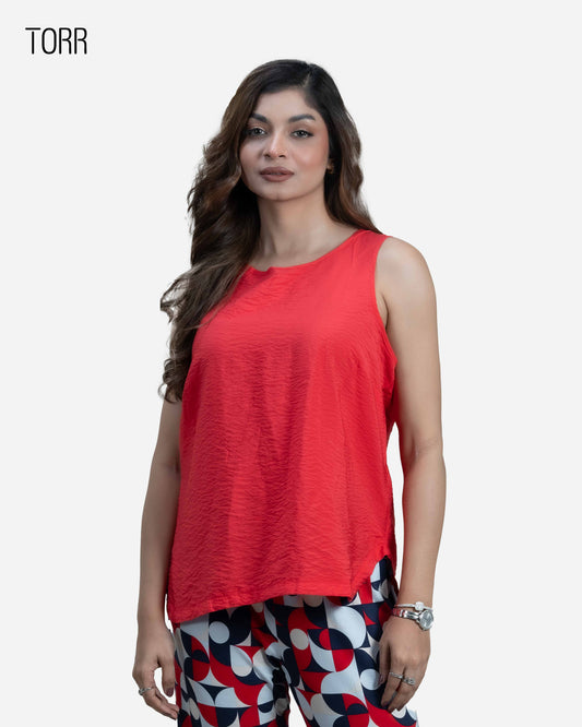 Women's Crop Top | True Red