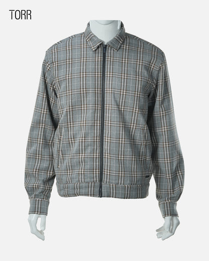Men’s Shacket | Charcoal Gray Check