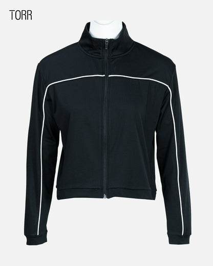 Womens Crop Jacket | Black