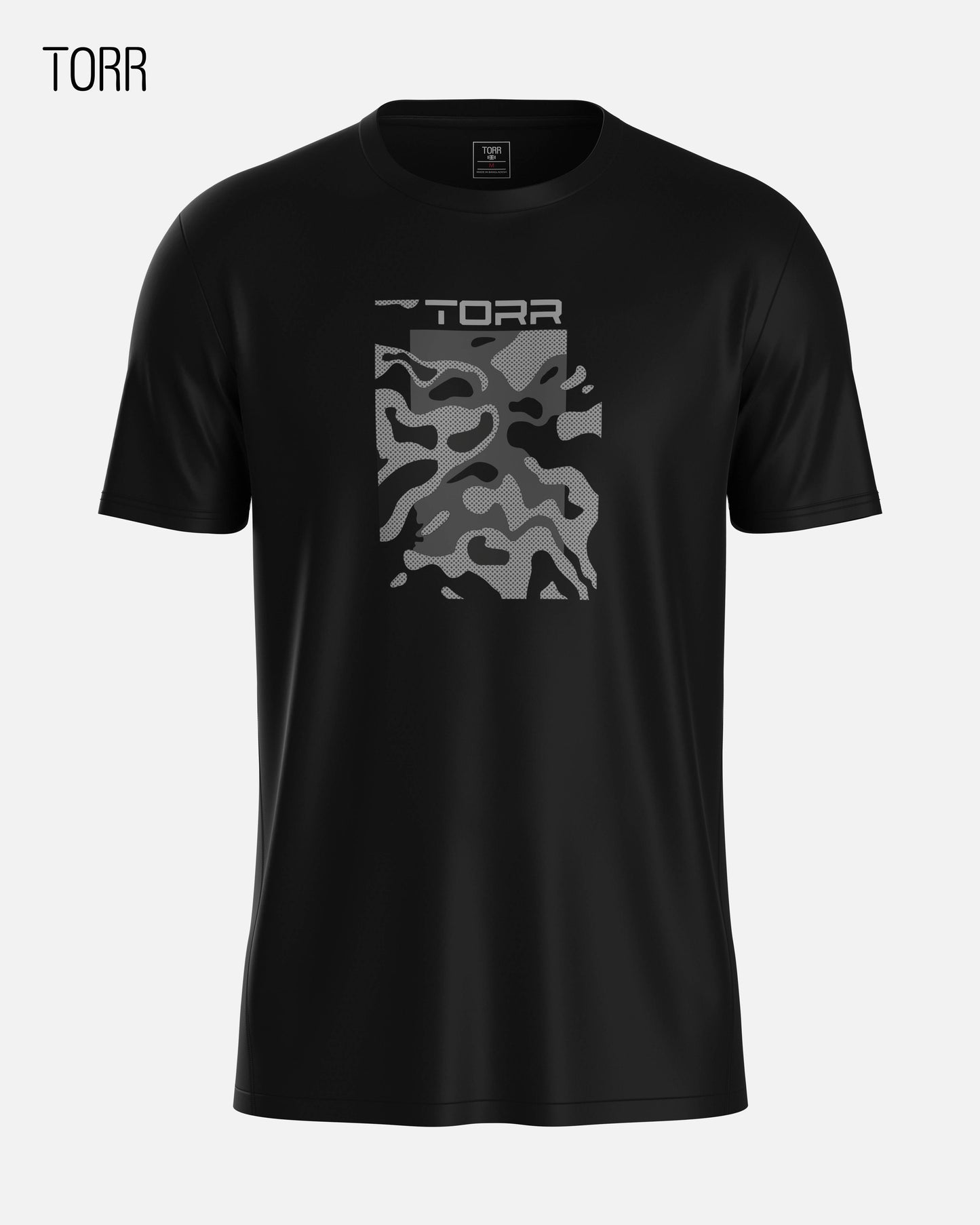 Men's Activewear T-shirt | Black Mesh