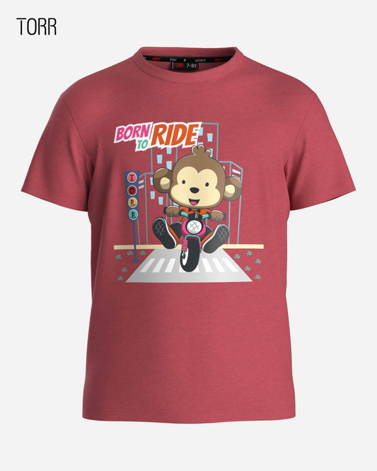 Boys T-shirt  | Racing Red