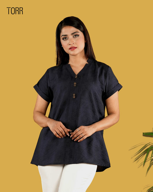 Women's Crop Top | Navy Blue