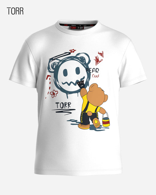 Boys T-shirt  | Bright White