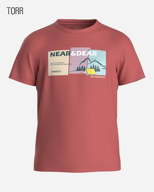 Boys T-shirt  | Cranberry