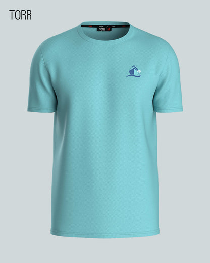 Men's Activewear T-shirt |  Aqua