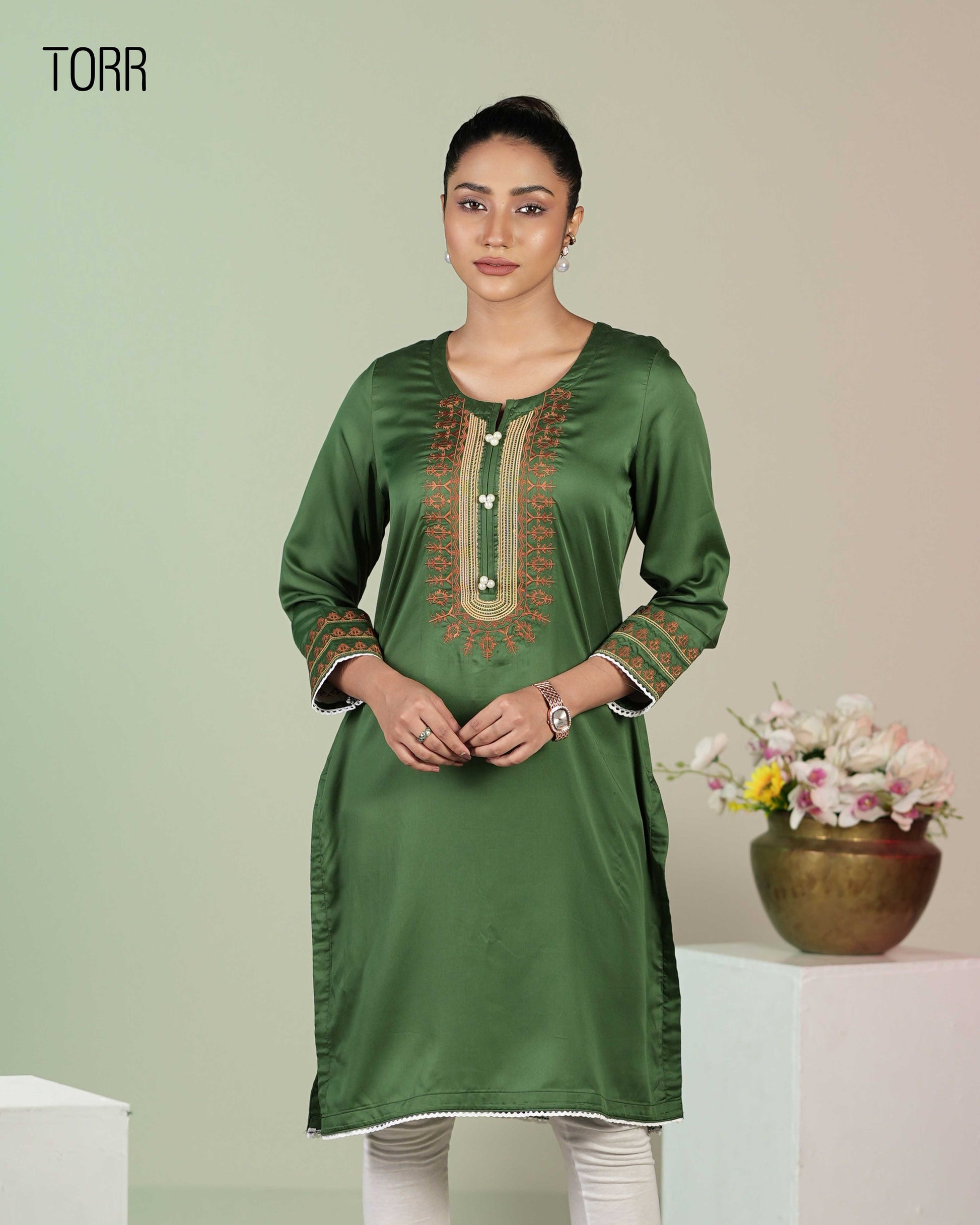 Ethnic Wear (01 Piece Kurti) | Pastures Greener