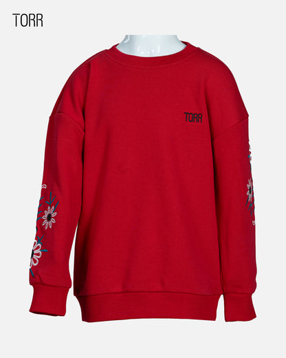 Girl's Sweatshirt | Red