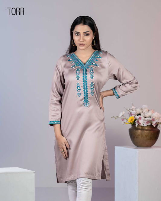 Ethnic Wear (01 Piece Kurti) | Mauve