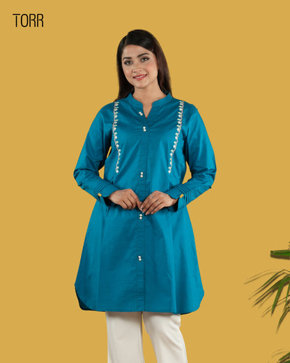 Women's Top | Cystal Teal