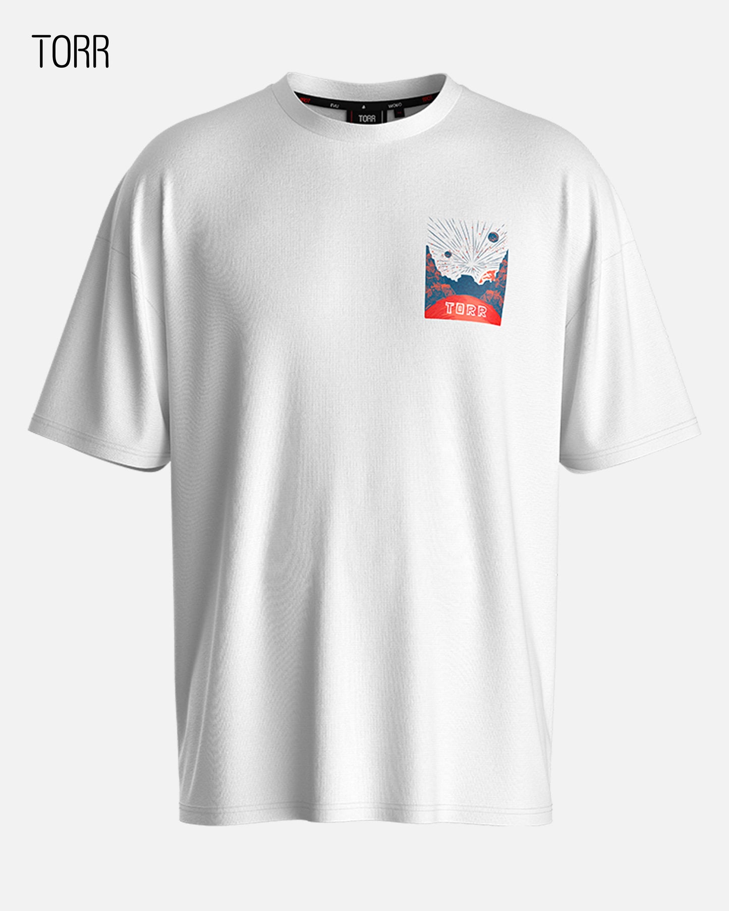 Drop Shoulder T-shirt | White