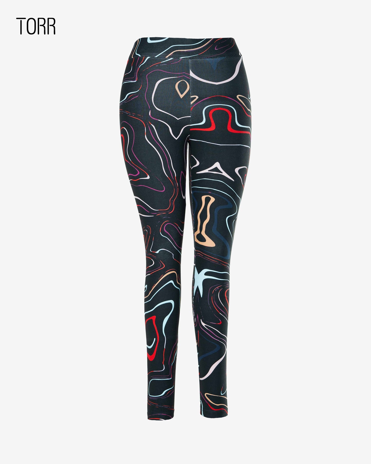 Women's Leggings | BLACK MULTI AOP