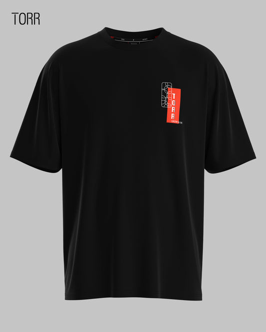 Drop Shoulder T-shirt | Black