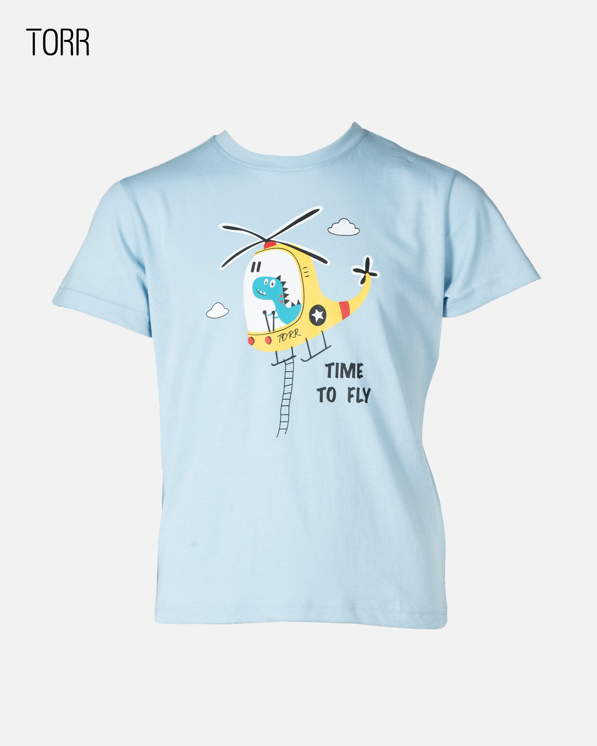 Boy's S/S T-Shirt | Blue Solid