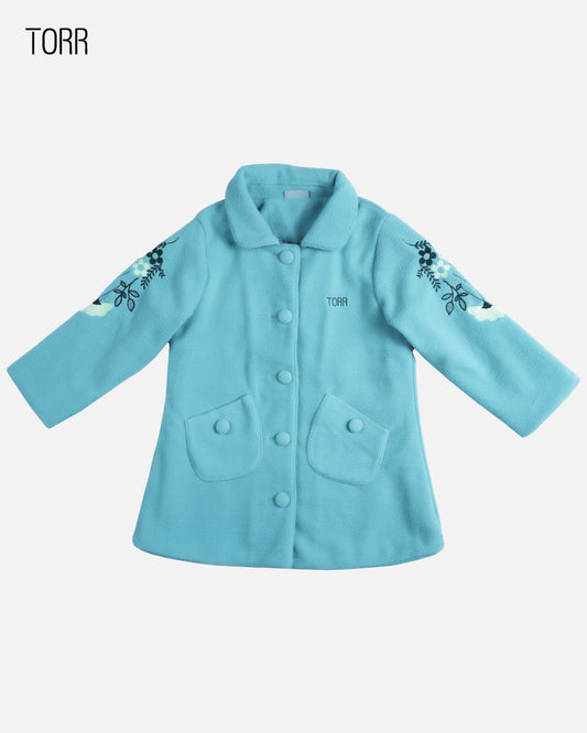 Girl's Coat | Aqua